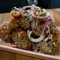 Fried cauliflower, it was a gift from heaven  at Drunken Vegan - 드렁큰비건 in Seoul
