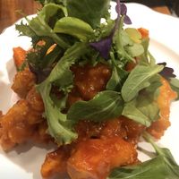 Vegan chili shrimp  at Drunken Vegan - 드렁큰비건 in Seoul