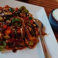 Kung Pao tofu stick - ruled! at Golden China & Aikins Sushi in Uppsala