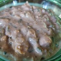 Hummus. Not typical but very delicious. at Sofra in Luxor