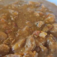 Foul. Egyptian bean stew. Amazing taste. at Sofra in Luxor