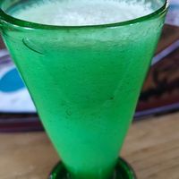 Melon juice. Very foamy and delicious. at Sofra in Luxor