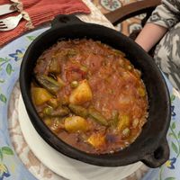 Vegetable tagine at Sofra in Luxor