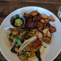 Vegan breakfast tacos (no salsa!) at Bruncheonette in Spokane