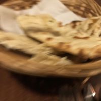 Naan, a bit fuzzy 😂 at Uit India in Alkmaar