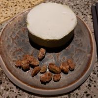 Palta key lime pie, leche condensada, garrapiñada de pistacho at SACRO in Buenos Aires