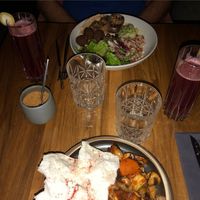 Two great dishes  at SACRO in Buenos Aires