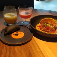 La comida tiene muy buena presentación. at SACRO in Buenos Aires