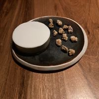 Avocado lime dessert at SACRO in Buenos Aires