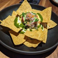 nachos at SACRO in Buenos Aires