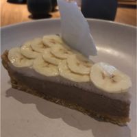 torta de banana y coco at SACRO in Buenos Aires