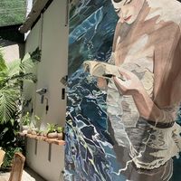 Mural del patio interior.  at SACRO in Buenos Aires