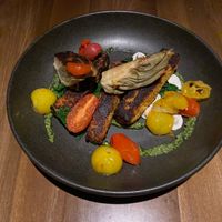 millet polenta at SACRO in Buenos Aires