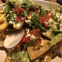 Nachos delicioso para comenzar la aventura  at SACRO in Buenos Aires