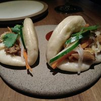 Bao buns at SACRO in Buenos Aires
