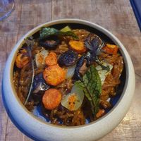 Asian spaghetti at SACRO in Buenos Aires