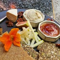 Cheese platter  at SACRO in Buenos Aires