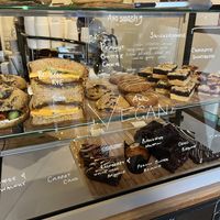 All vegan baked goods and sandwiches   at Little Fitzroy Coffee in Edinburgh