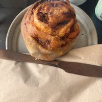 Kimchi bun at Little Fitzroy Coffee in Edinburgh