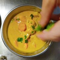Vegetable Kashmiri at Bhaji Curry House in Guanajuato