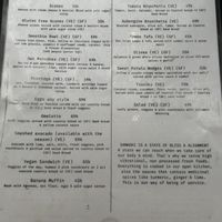 Menu  at Samadhi Living - Bliss Casa in 