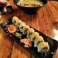 Sushi with avocado and mushroom at Ensō Sushi in Manuel Antonio