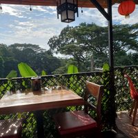 Great view and open-air at Ensō Sushi in Manuel Antonio