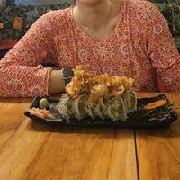 With the Pachamama roll! 😋  at Ensō Sushi in Manuel Antonio