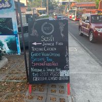 Sign  at Ensō Sushi in Manuel Antonio