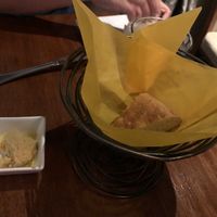 Free bread with hummus dip at Matteo's Osteria in Wailea