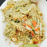 香椿炒米粉 siang chun fried bee hoon  at Tatt Vegetarian in Penang