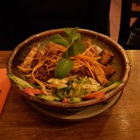 Rice Noodle Salad with Tofu and Seitan at Quan Xanh in Leipzig