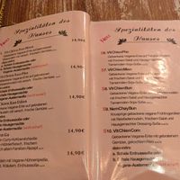 Speisekarte at Quan Xanh in Leipzig