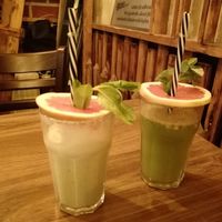 Leckere und optisch sehr ansprechende Getränke at Quan Xanh in Leipzig