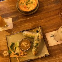 Coconut soup & summer rolls  at Quan Xanh in Leipzig