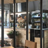 Team in the open kitchen at Breathe in Barcelona