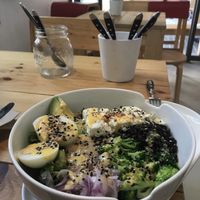 Feta bowl at Breathe in Barcelona
