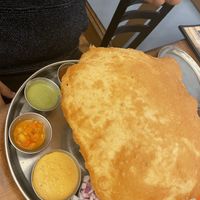 Chole bhature   at Udupi Palace in San Francisco