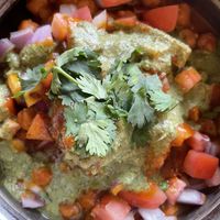 Samosa chat?   at Udupi Palace in San Francisco