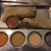 Spinach masala dosa at Udupi Palace in San Francisco