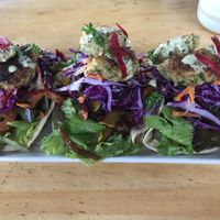 I ordered some kind of taco and they didn’t have most of the ingredients, so she made this instead and I loved it.  at Puerto&Co in Puerto Viejo De Talamanca