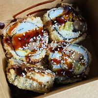 Tempura roll  at Secret Garden in Berlin