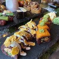 Inside out Sushi Rolls at Secret Garden in Berlin