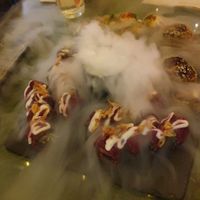 Beautifully served to the table sushi at Secret Garden in Berlin