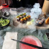 Algensalat und Sushiauswahl  at Secret Garden in Berlin