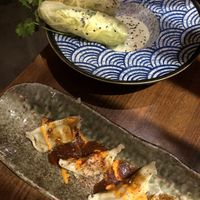 Summer roll and dumplings   at Secret Garden in Berlin