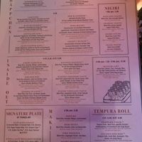 One side of the menu. On the other side they have warm dishes, drinks and desserts.   at Secret Garden in Berlin