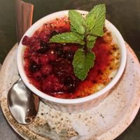 creme brulée  at Secret Garden in Berlin