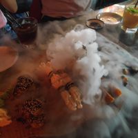 Smoke surprise when served at Secret Garden in Berlin