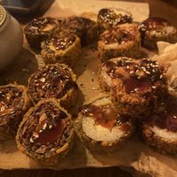 The dragon rolls were great  at Secret Garden in Berlin